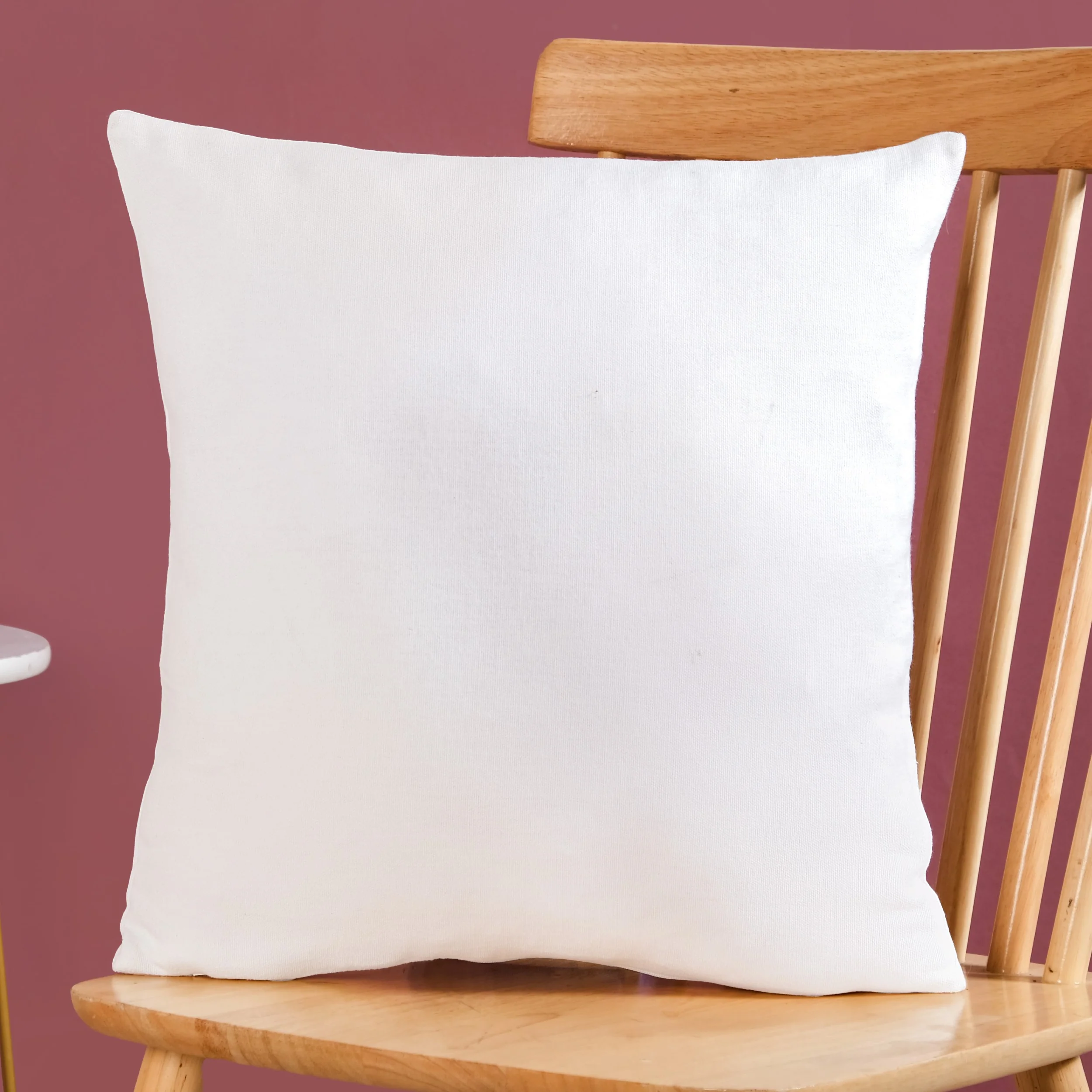 Tale of Two Blooms Embroidered Cushion Cover 40x40cm - Image 9