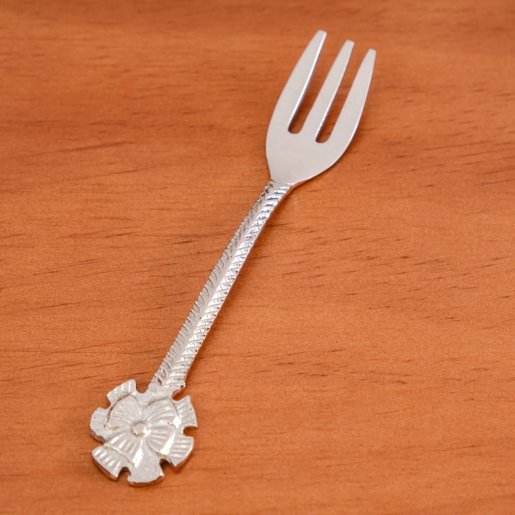 Spoon Fork Floral Cutlery For Desserts Set Of 6 - Image 7