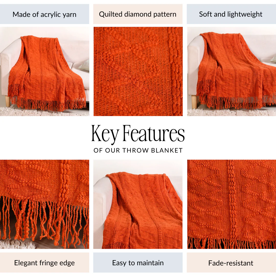 Terra Autumn Couch Throw - Image 5