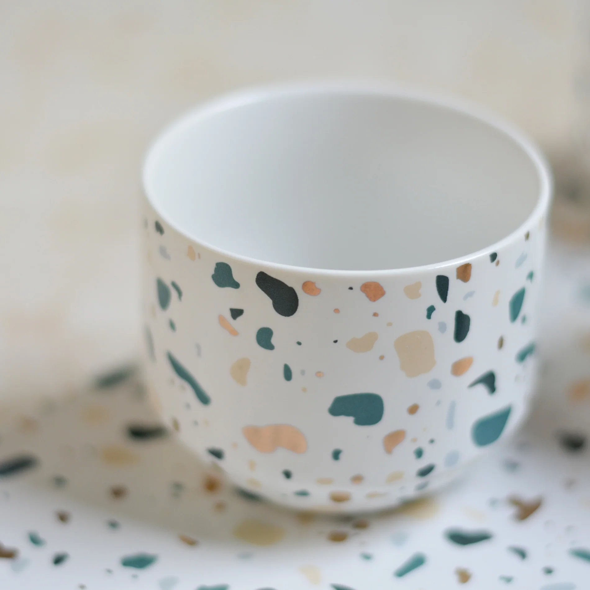 Terrazzo Tea Set With Tray - Image 9