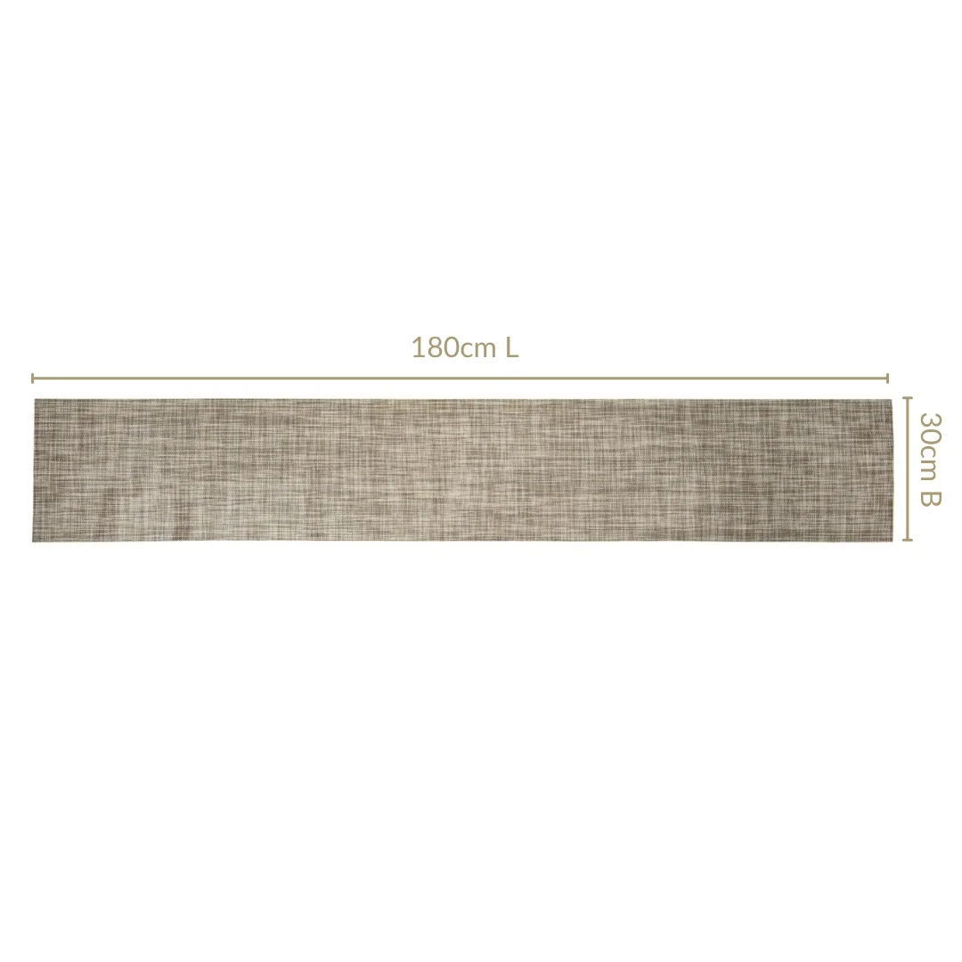 Textured Reversible Washable Table Runner 180x30cm - Image 3