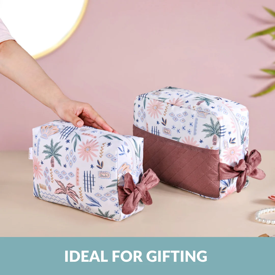 Tropical Travel Toiletry Kit Bag Set Of 2 - Image 3