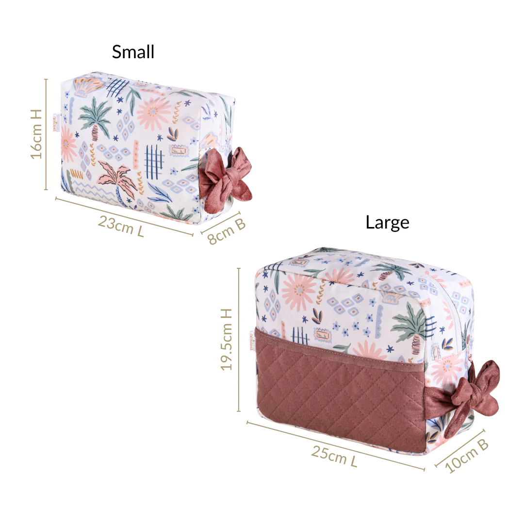 Tropical Travel Toiletry Kit Bag Set Of 2 - Image 5