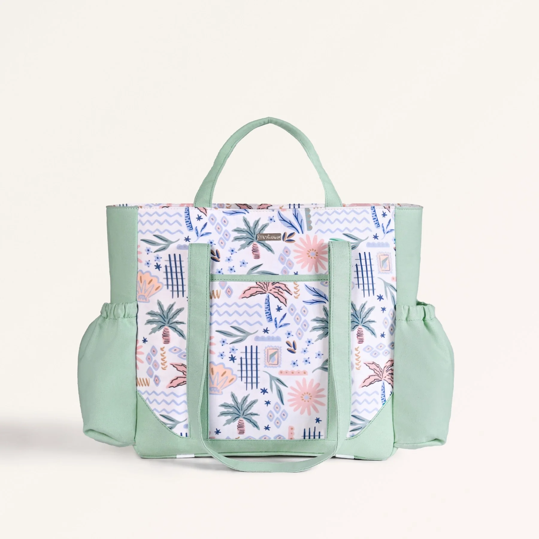 Tropical Mint Multipurpose Travel Tote - Image 2