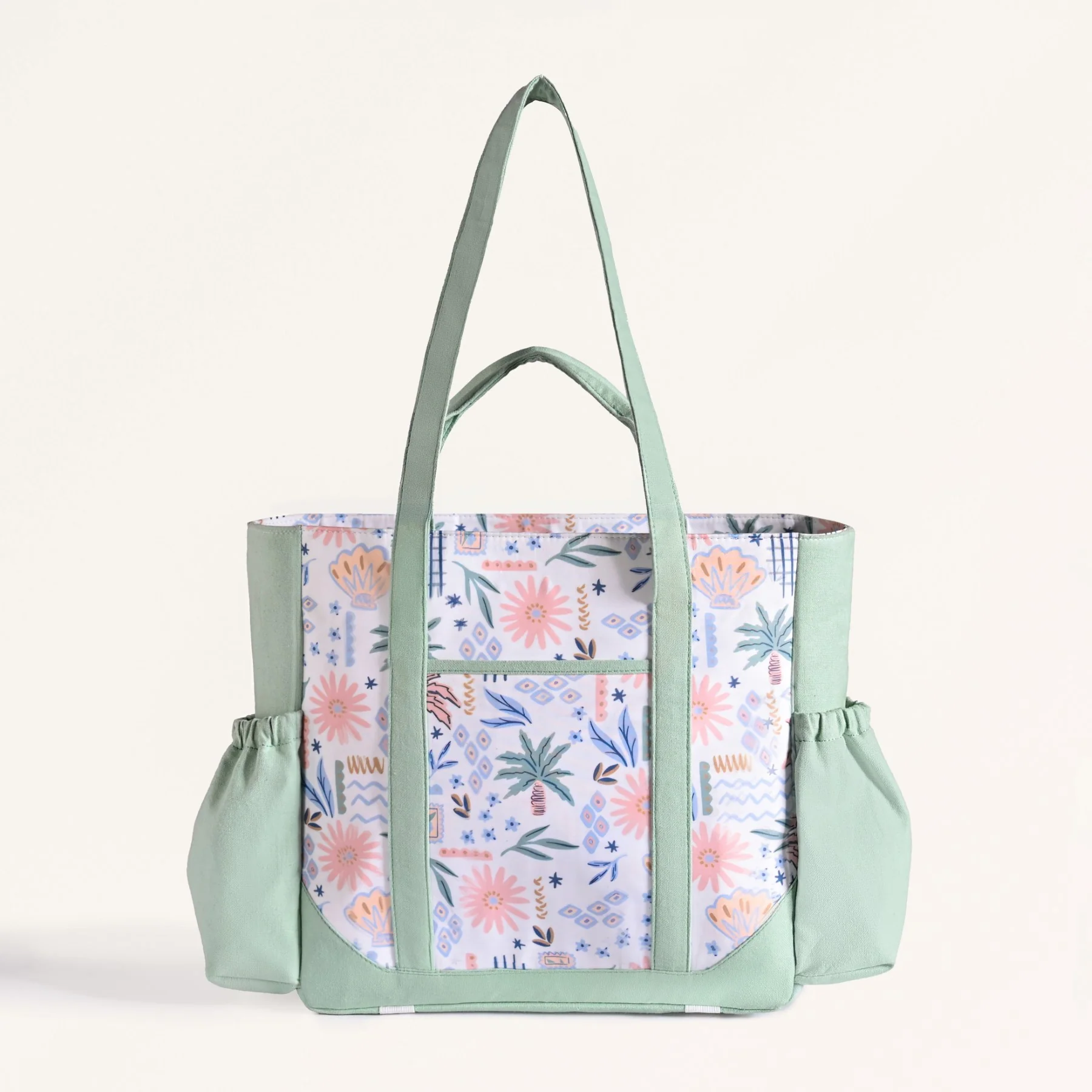 Tropical Mint Multipurpose Travel Tote - Image 9