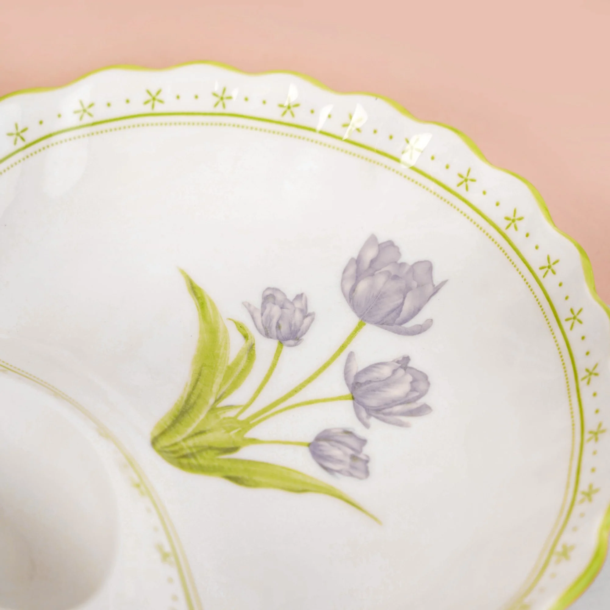 Tuscany Ceramic Section Plates Set Of 2 - Image 7