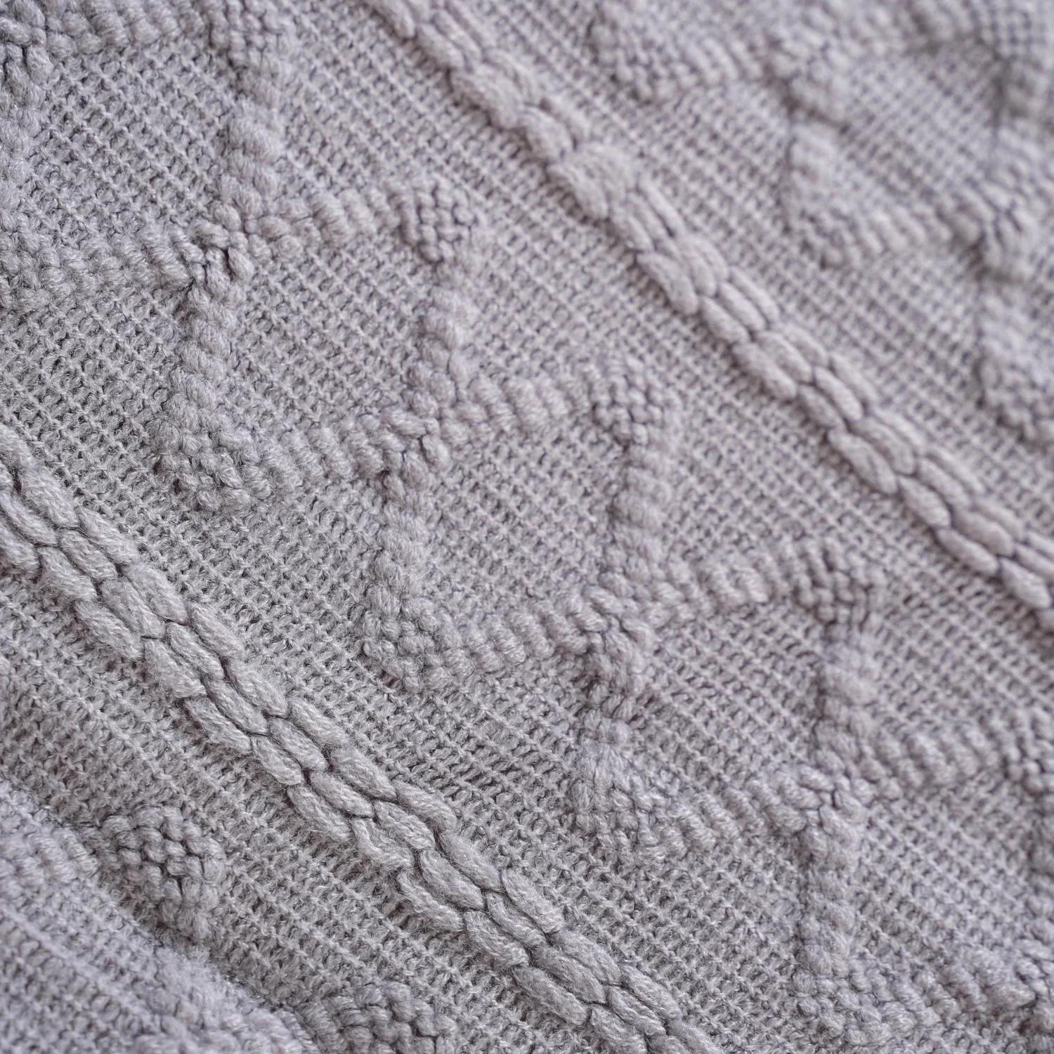 Urban Slate Grey Couch Throw - Image 6