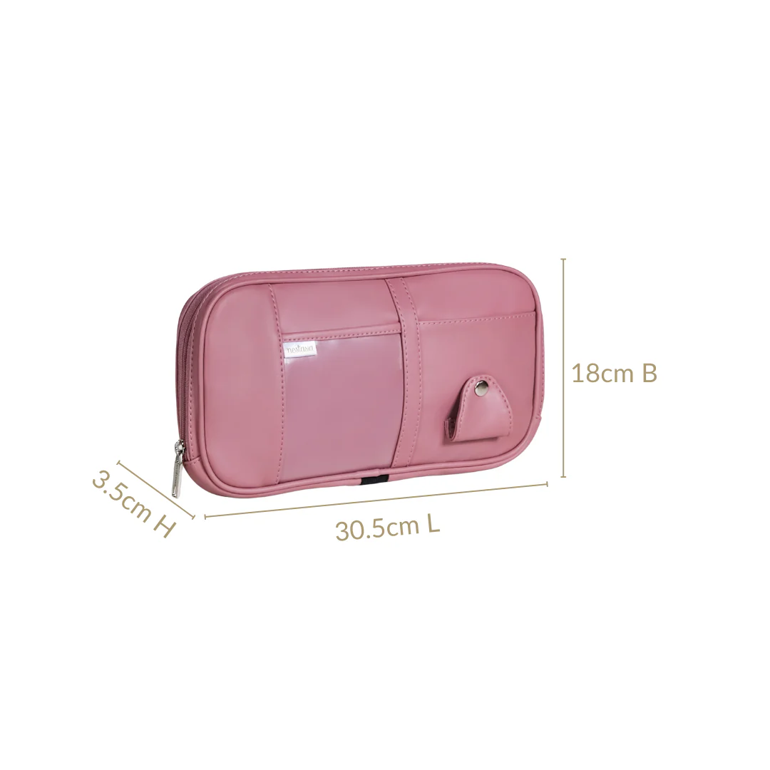 Vegan Leather Large Capacity Car Visor Organizer - Image 4