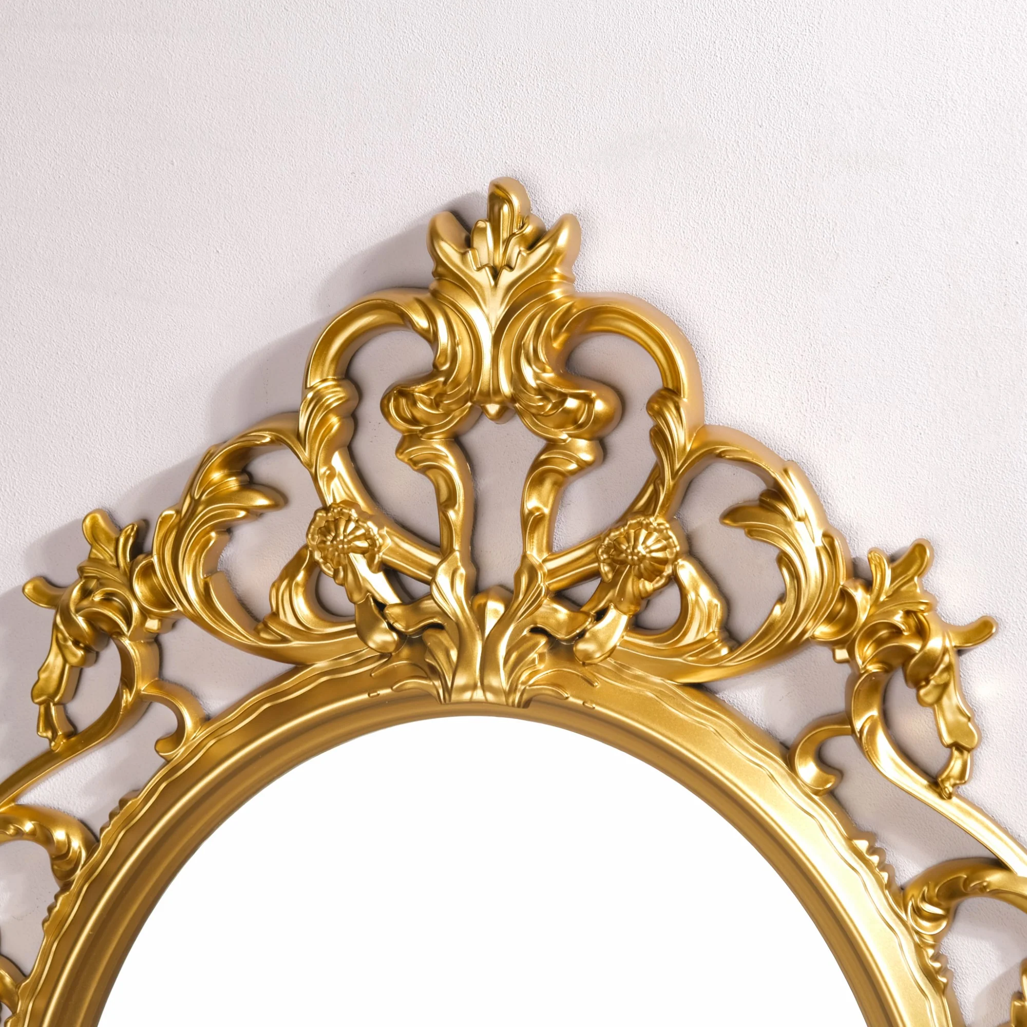 Victorian Wall Mirror Gold Large - Image 3