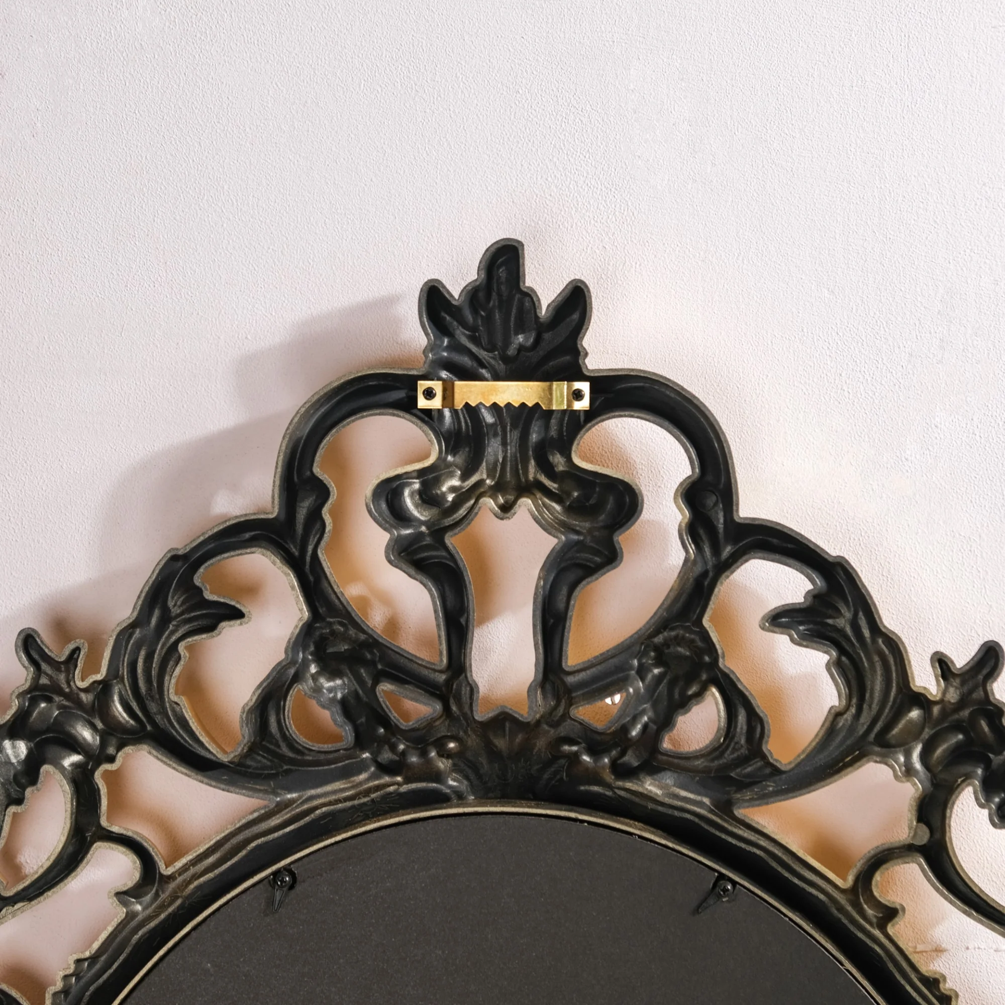 Victorian Wall Mirror Gold Large - Image 4