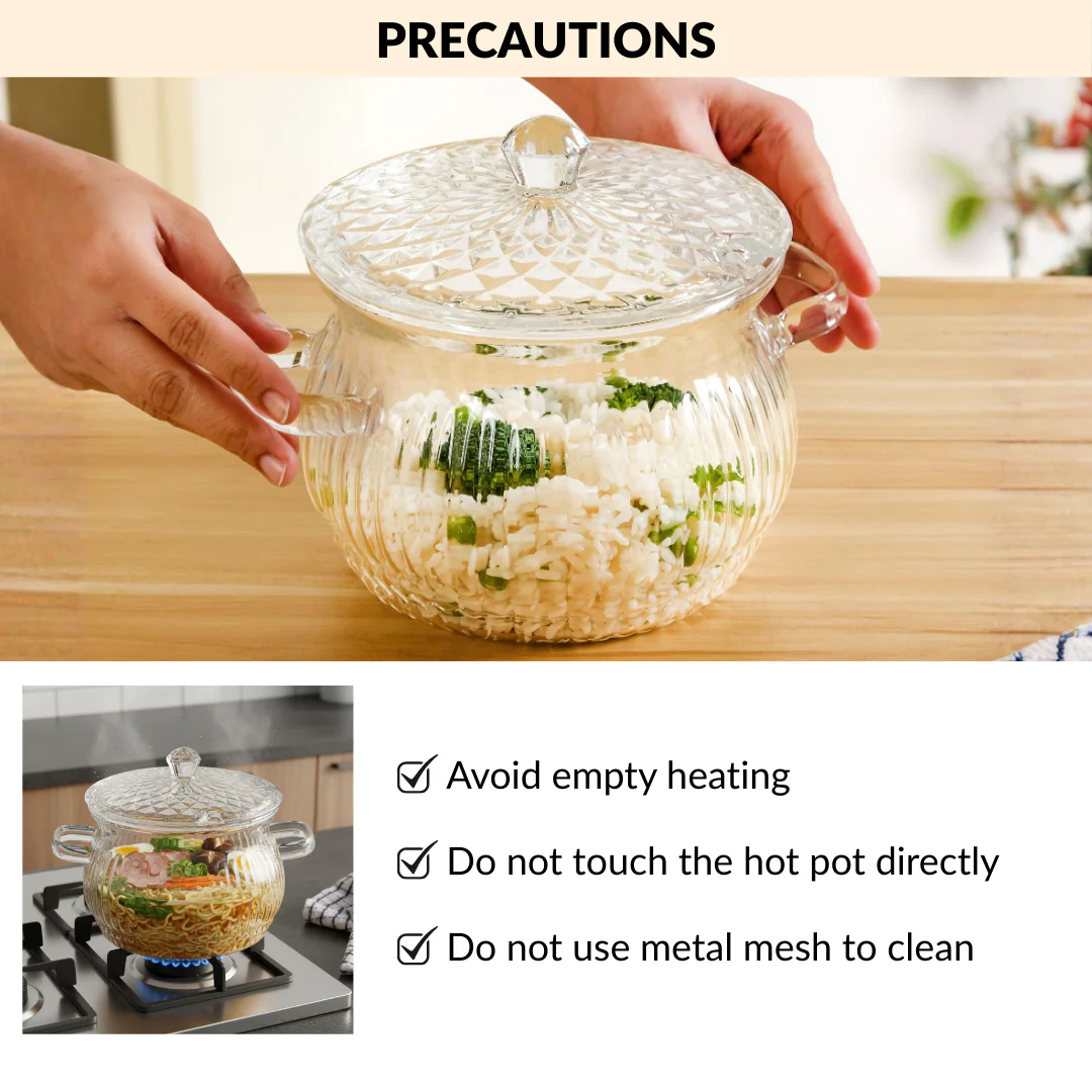 Vintage Style Embossed Cooking Pot 2000ml - Image 6