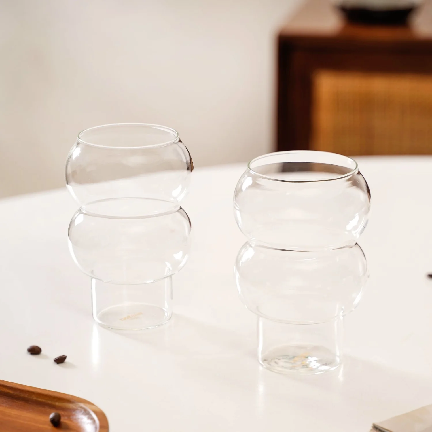 Viral Bubble Glass Tumbler Set Of 2 550ml - Image 3