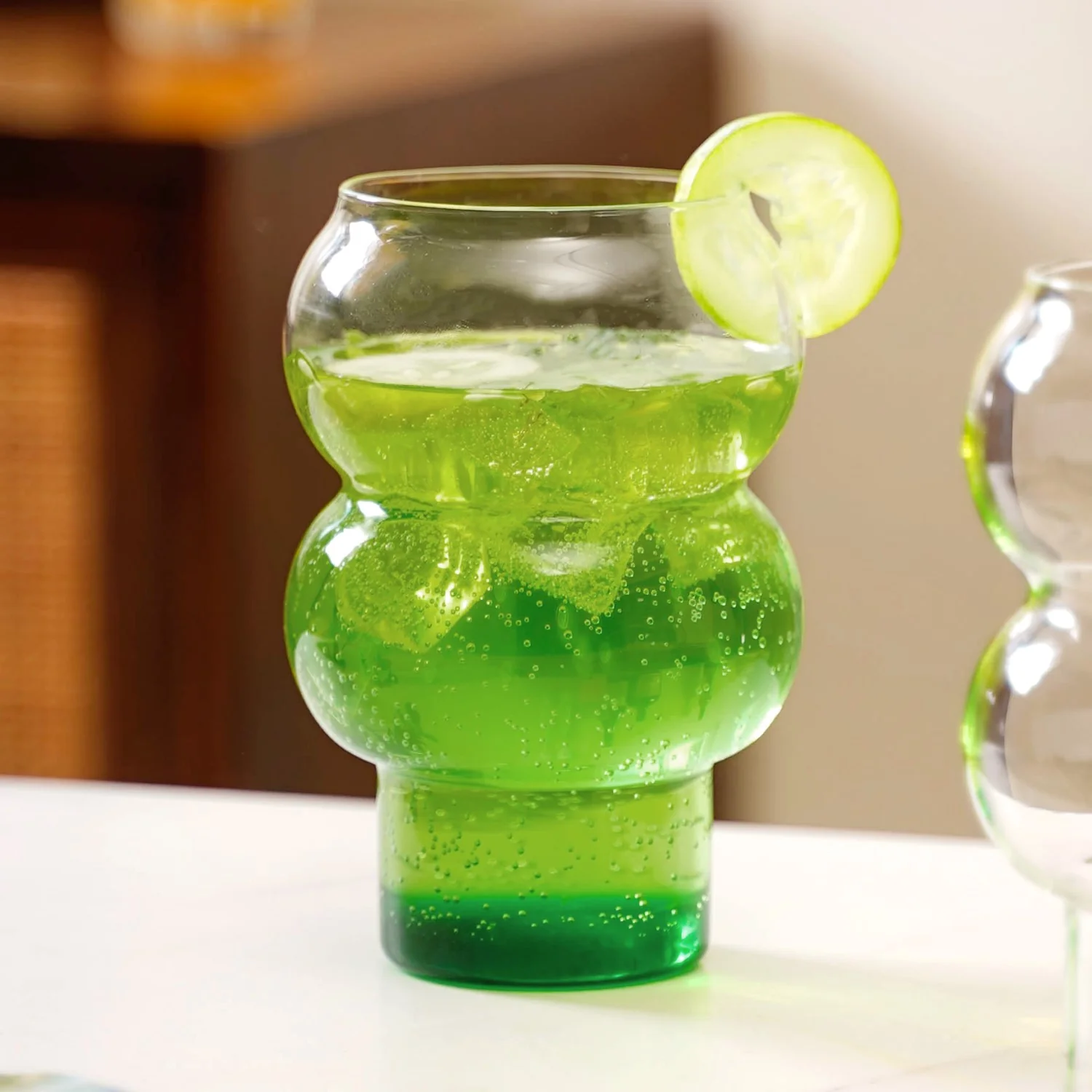 Viral Bubble Glass Tumbler Set Of 2 550ml - Image 7