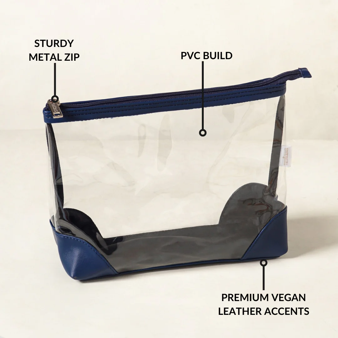 Waterproof Travel Pouch Set Of 3 Blue - Image 3