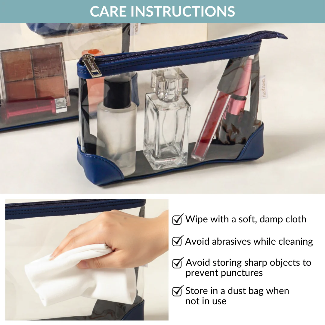 Waterproof Travel Pouch Set Of 3 Blue - Image 8