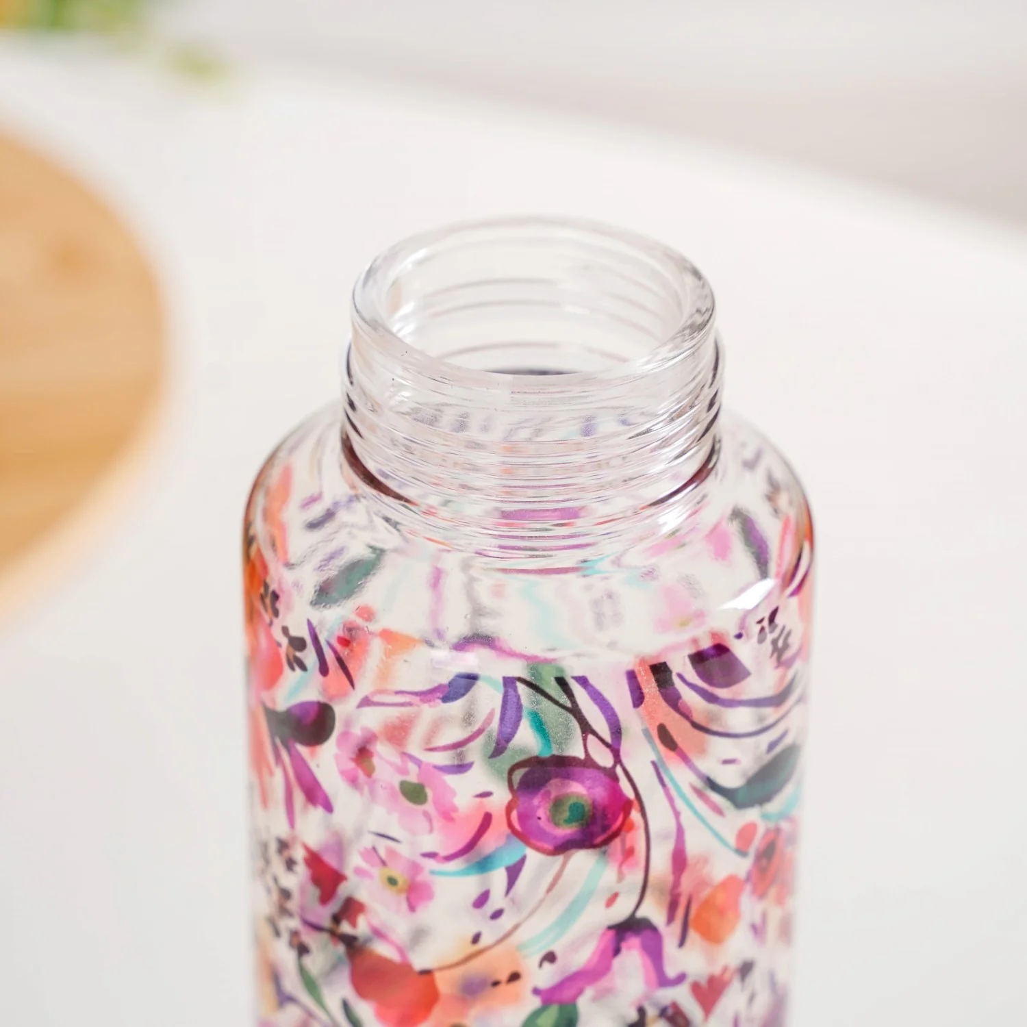 Wildflower Leakproof Glass Water Bottle 500ml - Image 8