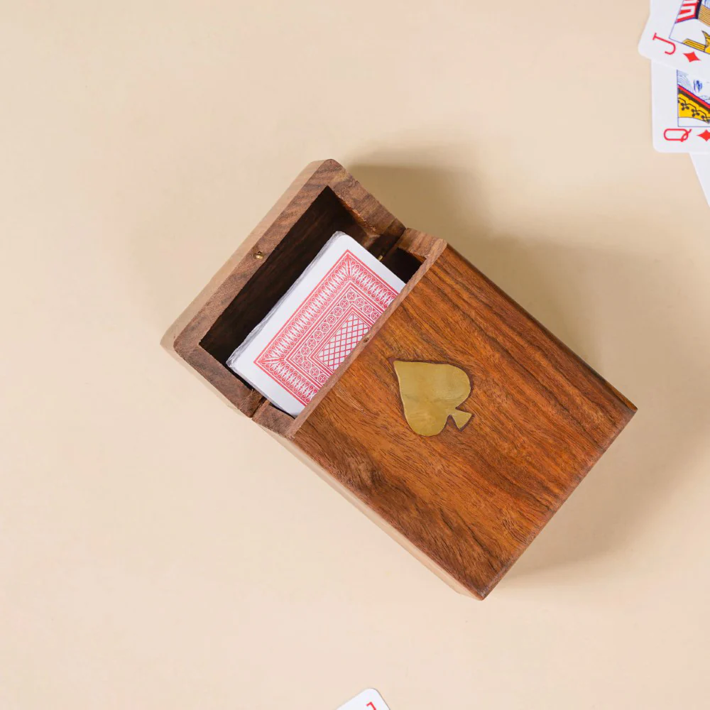 Wooden Playing Card Box - Image 14