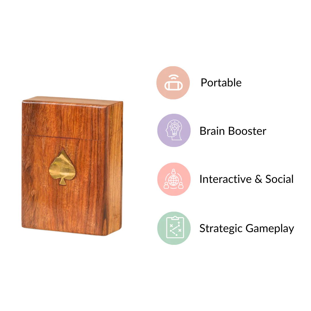 Wooden Playing Card Box - Image 5