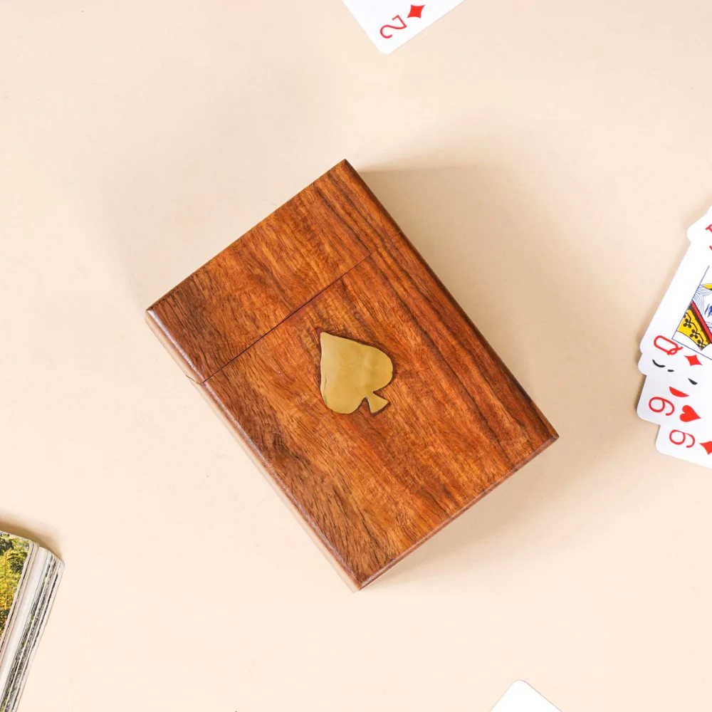Wooden Playing Card Box - Image 8