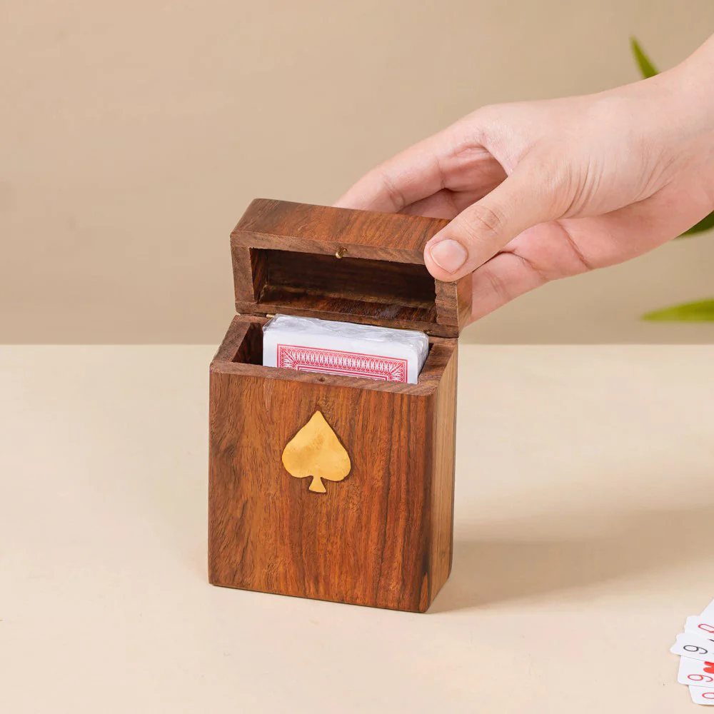 Wooden Playing Card Box - Image 9