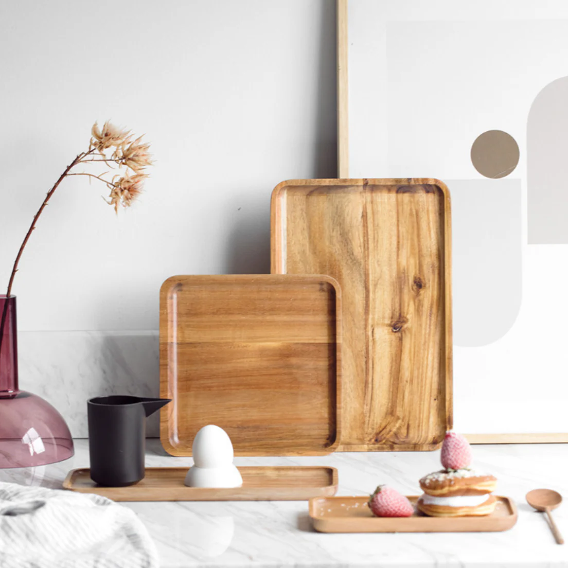 Wooden Platter Tray - Image 6