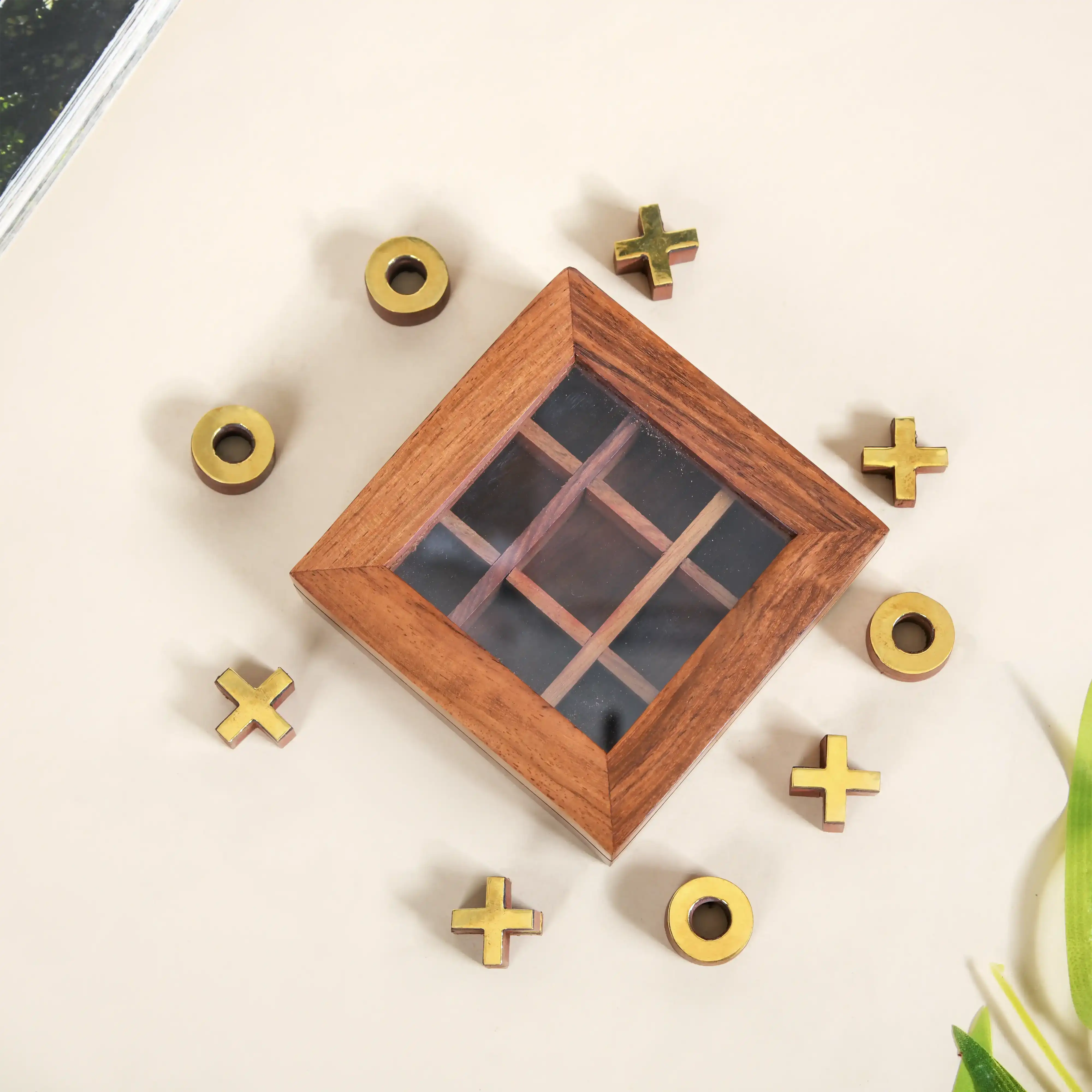Wooden Tic Tac Toe Game Box - Image 3