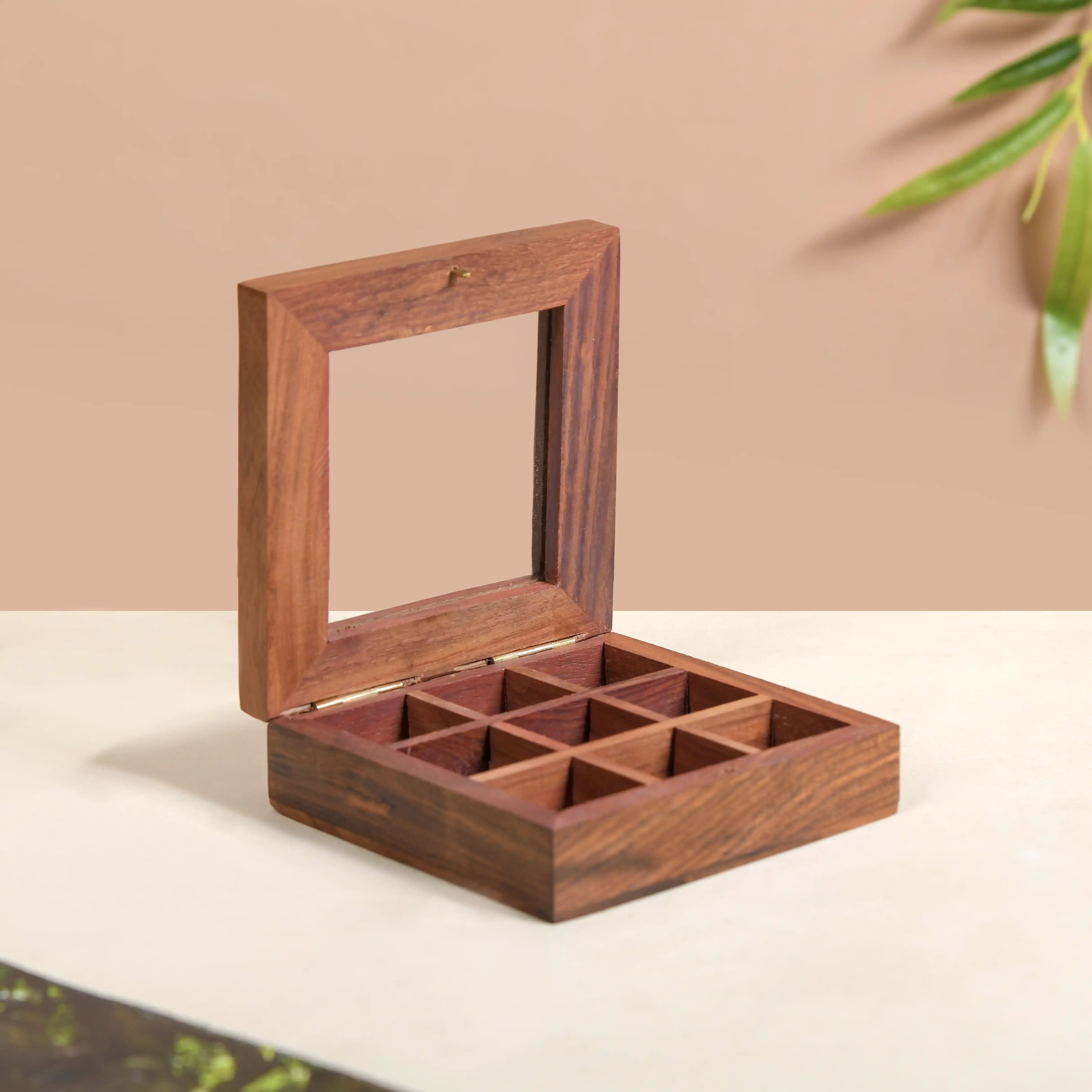 Wooden Tic Tac Toe Game Box - Image 6